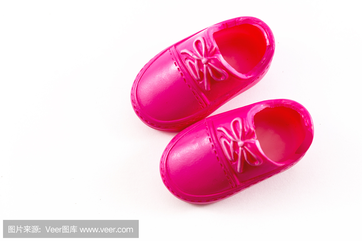 粉色塑料玩具鞋